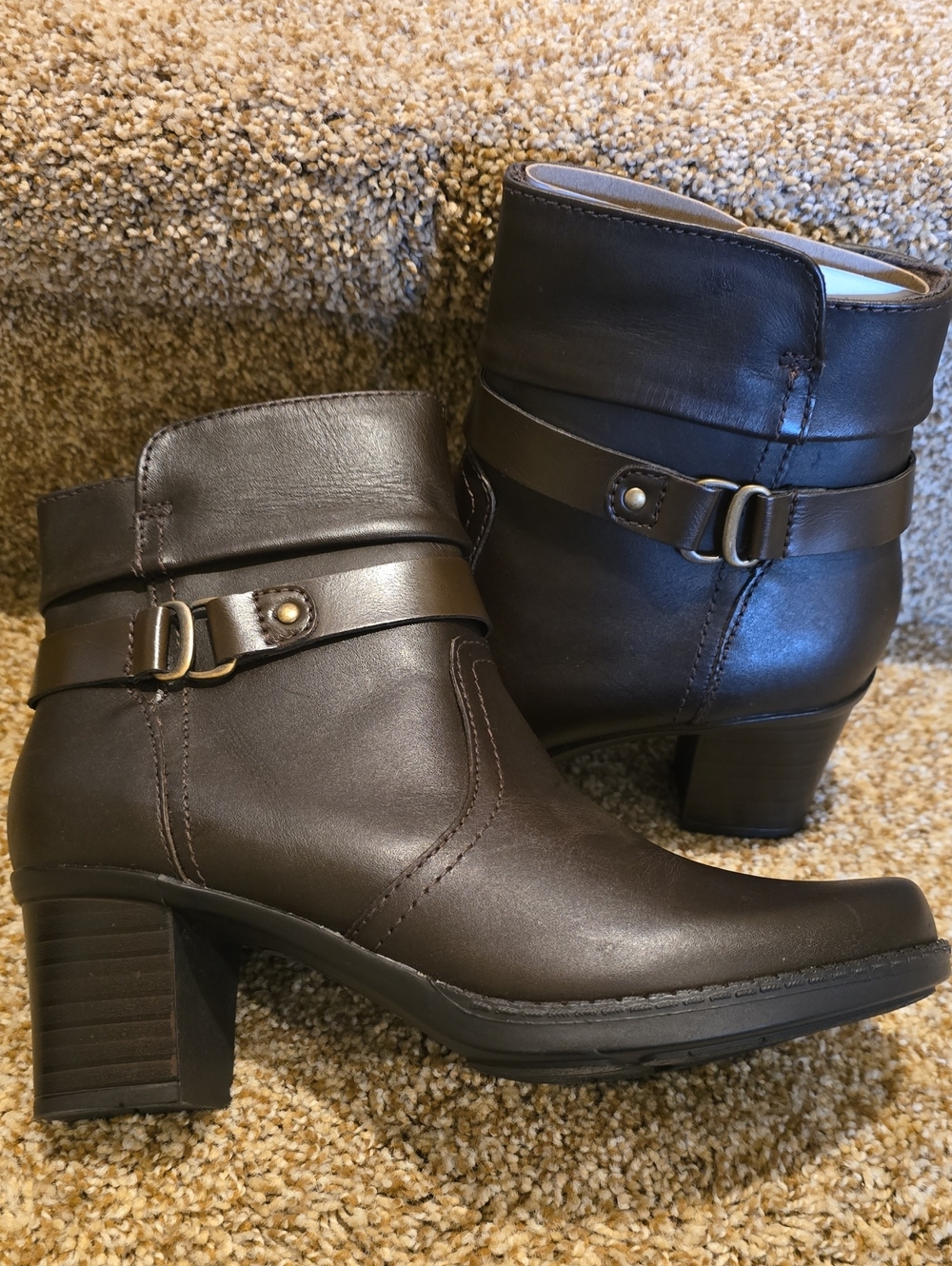 NEW Earth Origins Wheaton Whitley Ankle Boot, Dk Brown Sz 7